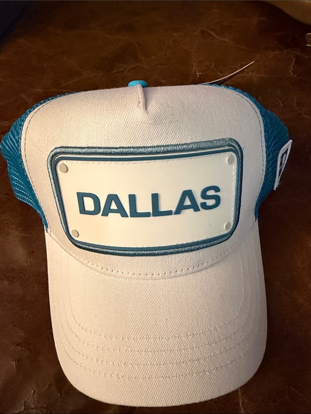 FIFA World Cup 2026 Dallas Host City Trucker Hat - NWT White & Teal